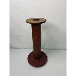 Vintage Lestershire Pat No 987991 Wooden Spool Industrial Decor Craft Supply